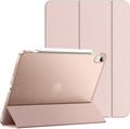JETech Case ONLY for iPad Air 11-Inch M4/M3/M2 (2026/2025/2024), iPad Air 5/4 (2022/2020 5th/4th Generation 10.9-Inch), Slim Stand Hard Back Shell Cover with Auto Wake/Sleep (Rose Gold)