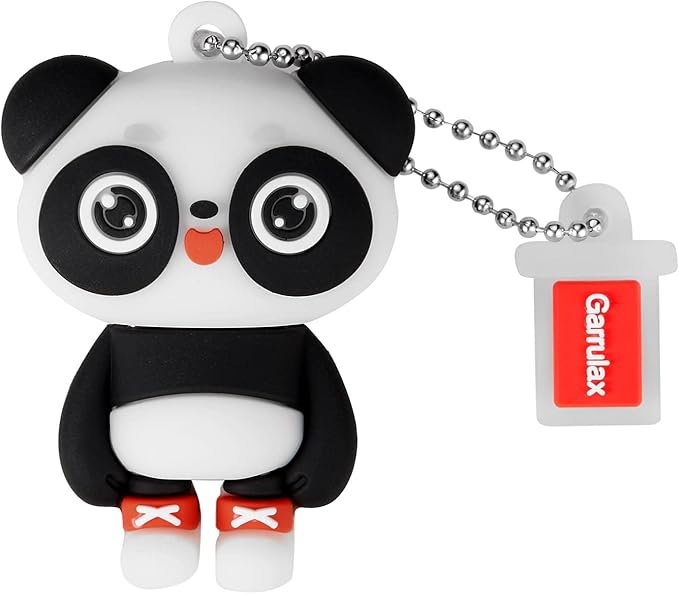 USB Flash Drives,Waterproof Silicone USB2.0 High Speed Thumb Memory Stick Pen Date Storage Pendrive U Disk (16GB,Panda Cat)