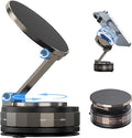 Car Phone Holder for Magsafe [180+LBS Suction & 3800gf Magnetic] 360° Rotatable Adjustable Car Phone Mount with Vacuum Suction Cup, Car Phone Holders for Your Car for iPhone Series & Android