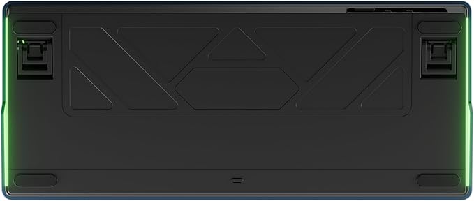Ducky OK-M - 65% Wireless Mechanical Gaming Keyboard : Gasket-Mount Design, Hot-Swappable Switches, Five-Layer Acoustic Dampening, RGB, USB-C, 2.4Ghz, Bluetooth, Wine Red Switch