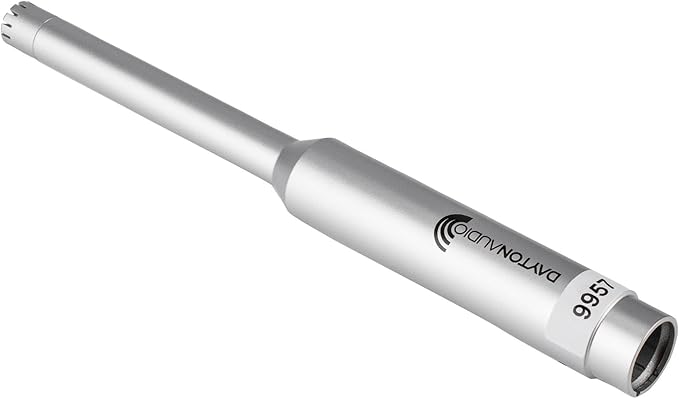 Dayton Audio EMM-6 Precision Omnidirectional Electret Condenser Microphone for Room Acoustic Analyzers and Audio Measurement Systems, Calibration Data File with Response Graph Included