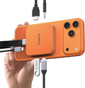 ORICO 10Gbps Magnetic M.2 Docking Station, 6-in-1 USB C HUB & M.2 2230 NVMe Enclosure with HDMI 4K@60Hz, USB-A&C 3.2, 100W PD, AUX, USBC Dock for iPhone 17/16/15 Pro/Pro Max