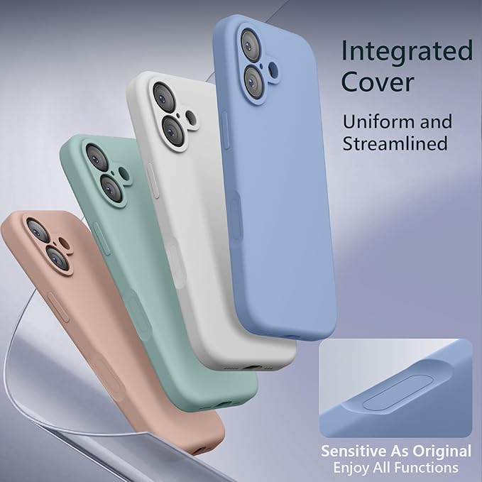 FireNova Magnetic for iPhone 17 Case, Compatible with MagSafe, [Integrated Silicone Camera Control Button] [Camera Protection] Anti-Scratch Microfiber Lining Phone Case, 6.3", Light Blue