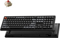 Keychron V6 Ultra 8K Full Size Wireless Mechanical Keyboard, 8000Hz, Hot-Swappable Red Switch, RGB Backlight, PBT Keycaps, 2.4GHz/Bluetooth/Wired, for Windows macOS Linux – Black