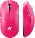 MCHOSE A7 V2 Ultra Wireless Gaming Mouse for Esports 59 g, PAW3950 TI, 42K DPI, TOPSPEED Dual 8K Polling Rate, 130 Hour Battery Life PC/Mac Rosered