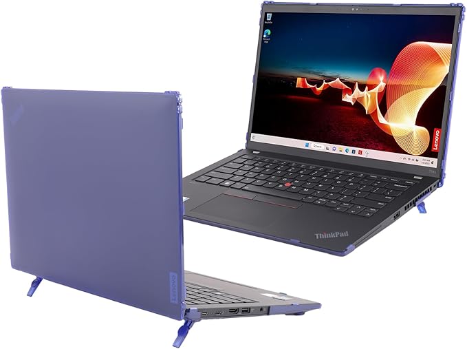mCover Hard Case ONLY Compatible for 2023-2024 14" Lenovo ThinkPad T14s Slim Gen 3 / Gen 4 Windows PC (with 180° Hinge, NOT Fitting Any Other Lenovo Models) - Blue