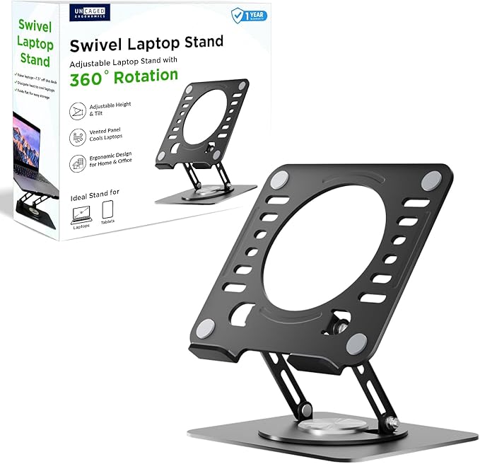 Uncaged ERGONOMICS Swivel Laptop Stand 2.0