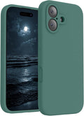 FireNova Magnetic for iPhone 17 Case, Compatible with MagSafe, [Integrated Silicone Camera Control Button] [Camera Protection] Anti-Scratch Microfiber Lining Phone Case, 6.3", Midnight Green