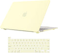Se7enline Compatible with MacBook Pro 13 inch 2024/2023/2022/2021/2020 Hard Laptop Cover for MacBook Pro 13-inch Model M1/M2 A2338/A2251/A2289 with Touch Bar with Keyboard Skin, Mellow Yellow