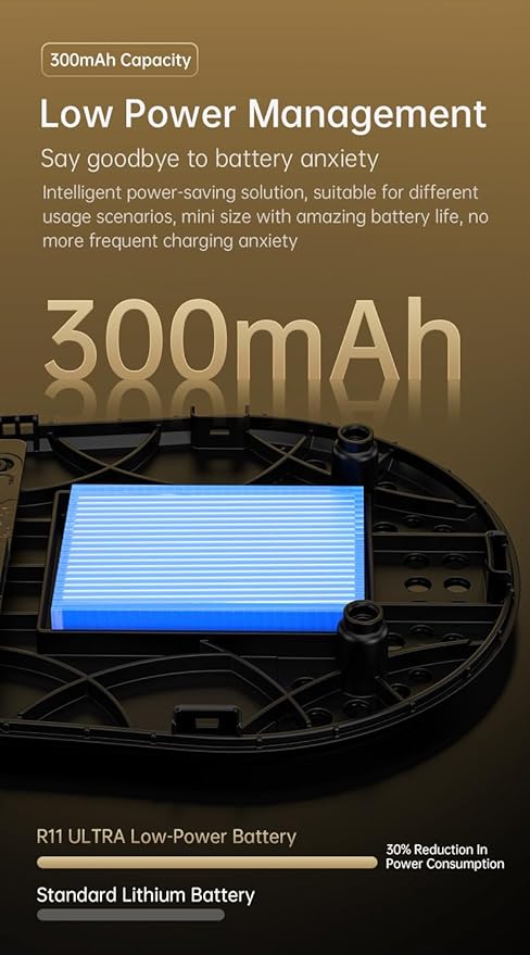 ATTACK SHARK R11 Ultra 8K Carbon Fiber Wireless Gaming Mouse with 42000 DPI-PAW3950 MAX Sensor-49g Lightweight,Nordic 52840 MCU Chip,Wired/BT/2.4Ghz Programmable,RGB Coiled Cable for PC Mac(Black Ink)