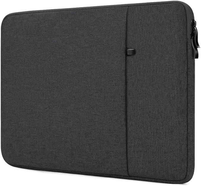 ProElife 12-Inch Laptop Tablet Sleeve Case for 2024-2014 Surface Pro 4/5/6/7/7+/8/9/10|Surface Laptop Go 1/2/3 12.4"|iPad Pro 12.9'' M2|Galaxy Tab S8+/S7+ Bag Water-Resistant Cover (Black)