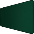 Large Mouse Pad with Stitched Edges, 47.3 X 23.6 in Desk Pad Durable Non-Slip Natural Rubber Base, Waterproof Computer Keyboard Mat for Esports Pros, Gamer, Desktop, Green