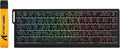 ATTACK SHARK X68 PRO HE Wireless Rapid Trigger Gaming Keyboard with Adjustable Actuation,8K Polling Rate,Hall Effect Magnetic Switch,Hot-Swap,RGB Backlit,BT/2.4GHz/Wired,for FPS Games-Black