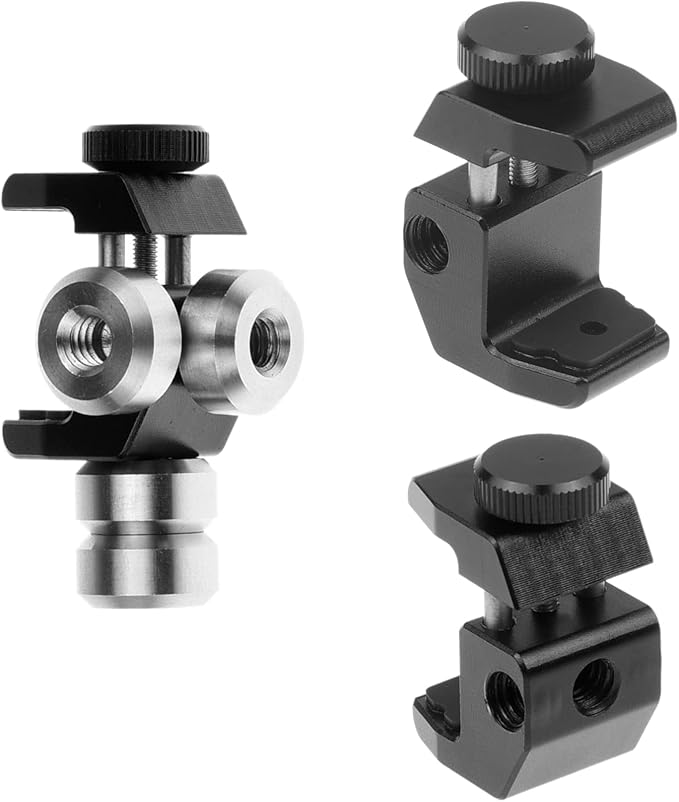 Camkix Smartphone Gimbal Counterweight Set - 1X Counterbalance Clip Mount, 4X Stabilizer Screws - Compatible with DJI Osmo Mobile 1/2, Zhiyun Smooth 4, Zhiyun Smooth Q, Feiyu Vimble 2, Evo Shift