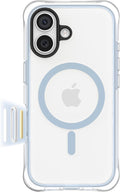 ORNARTO Air Case for iPhone 17 Clear | Military-Grade Drop Protection | Camera Control Button | Compatible with MagSafe | Built-in Air Phone Cover - Light Blue