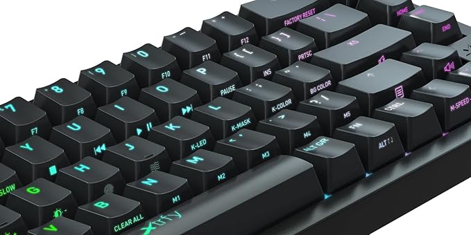 Xtrfy K5 Compact Gaming Keyboard RGB Wired US Layout (Black)