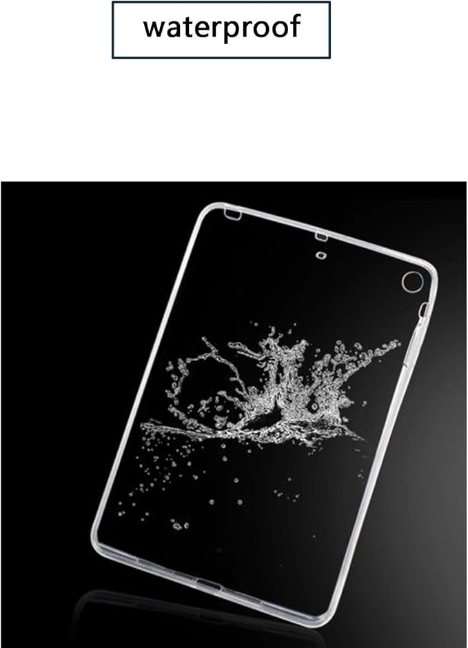Clear Back Case for Apple iPad 10.2 inch iPad 9th/8th/7th Generation (2021/2020/2019) Transparent Slim Lightweight [Impact Resistant] [Corner Protection] Soft TPU Shockproof Cover, Clear