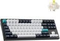 Keychron Q3 Max Wireless Custom Mechanical Keyboard, Full Aluminum 2.4 GHz Bluetooth QMK TKL Layout RGB with Hot-swappable Gateron Banana Switch Compatible with Mac Windows Linux