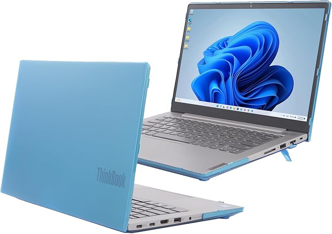 mCover Case ONLY Compatible for 2021~2023 14" Lenovo ThinkBook 14 G2 / G3 / G4 / G5 Series Notebook PC (NOT Working with Other Lenovo Models) - Aqua
