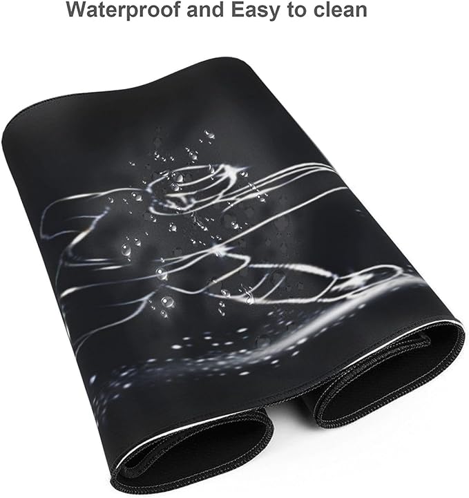Ice Hockey Mouse Pad, Large Big Gaming Mouse Pad Desk Pad, Mousepad with Non-Slip Rubber Base, Extended XXL Mouse Mat for Computer Laptop Office Accessories