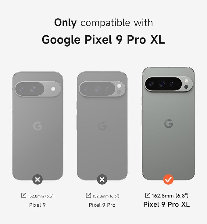 SURITCH for Google Pixel 9 Pro XL Phone Case, Compatible with MagSafe, Protective Cover with Camera Cover & Adjustable Metal Kickstand for Pixel 9 Pro XL -Sage Green