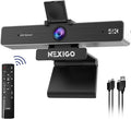 Zoom Certified, NexiGo N950P (Gen 2) 4K Zoomable Webcam, RF Remote, Sony_Starvis Sensor, 5X Digital Zoom, Pro Web Camera with Dual Stereo Mics