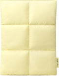Comfyable Puffy Tablet Sleeve 7-8 Inch Compatible for iPad mini 7 2024 A17 Pro, Mini 6 2021 A15, Quilted Puffer Tablet Carrying Case for Women Men, Butter Yellow