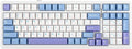 EPOMAKER x Aula F99 Wireless Mechanical Keyboard, Hot Swappable Gasket Custom Gaming Keyboard with Five-Layer Padding, BT/2.4GHz/USB-C, 8000mAh Battery (White Light Blue, Nimbus V3 Switch)