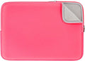RAINYEAR 15.6 Inch Laptop Sleeve Protective Case Soft Lining Zipper Cover Padded Carrying Bag Compatible with 15.6" Notebook Computer Ultrabook Chromebook (Bright Pink, Upgraded Version)