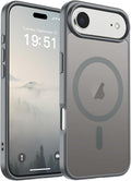 SUPFINE Magnetic for iPhone Air Case (Compatible with MagSafe)(Military Grade Drop Protection) Slim Translucent Matte Shockproof with Anti-Fingerprint Phone Cover for 17 Air,Gray