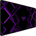 TEDNETGO Large Extended Gaming Mouse Pad, Long Mouse Pads, Extra Large Big Mouse Pad with Stitched Edge, XXL Non-Slip Computer Computer Keyboard Mat for Gamer/Desktop/Office/Home, Purple