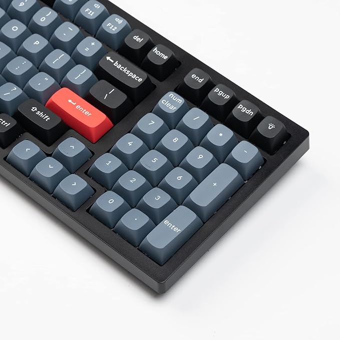 Keychron K4 Pro Custom Wireless Mechanical Keyboard, 100 Keys Hot-swappable QMK/VIA Programmable Macro with K Pro Silent Red Switch RGB Backlit Compatible with Mac Windows Linux - Black