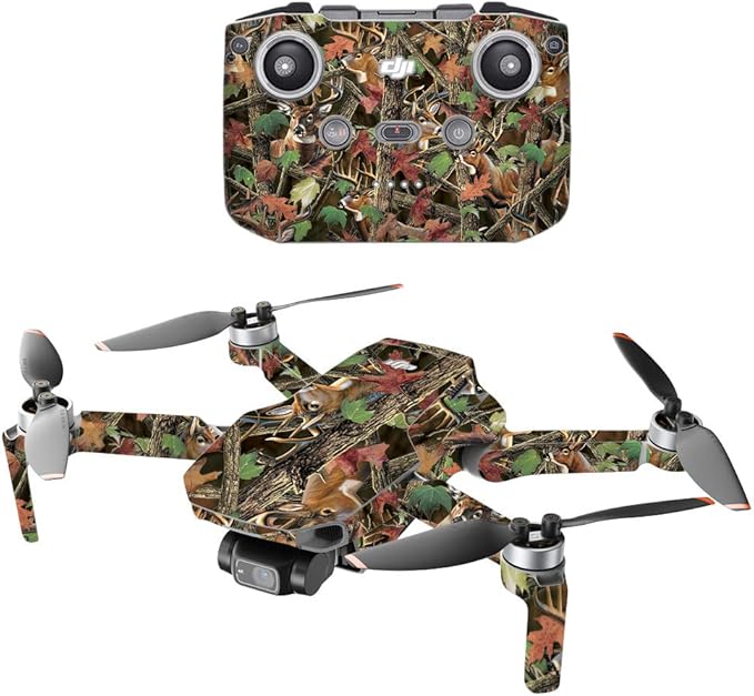 MightySkins Compatible with DJI Mini 2 Portable Drone - Buck Camo | Protective, Durable, and Unique Vinyl Decal wrap Cover | Easy to Apply, Remove, and Change Styles | Made in The USA