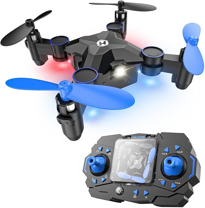 Holy Stone HS190 Foldable Mini Drone for Kids Beginners, Blue