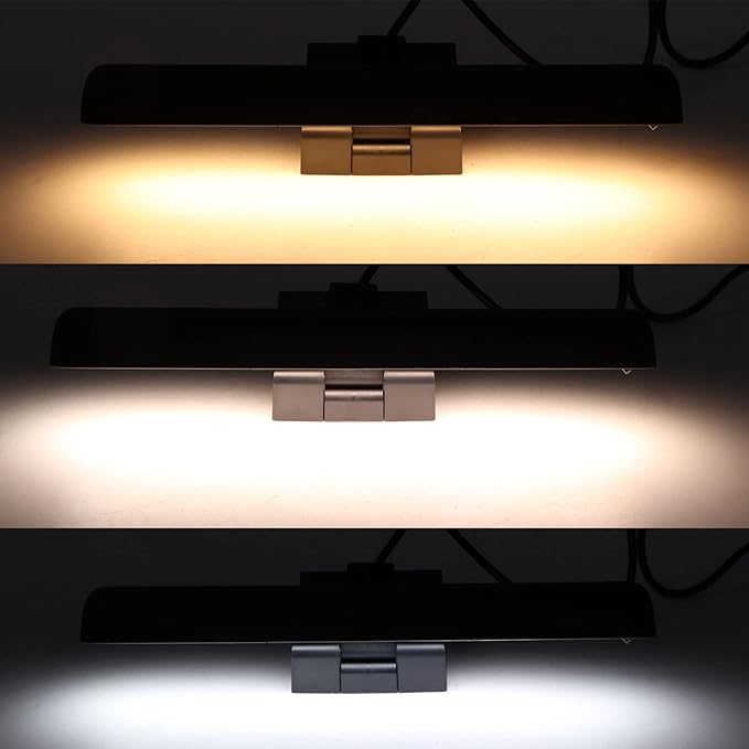 Acogedor Laptop Monitor Light Bar, LED Laptop Light Bar for Keyboard, with Stepless Dimming, No Screen Glare, Space Saving, Laptop Light Clip On