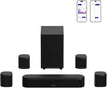 ULTIMEA 7.1ch Surround Sound Bar for Smart TV, with 4 Surround Speakers, Peak Power 330W, Surround Sound System Soundbar with Subwoofer, HDMI ARC, Bluetooth 6.0, Optical, Aux, Aura A40 Pro, 2026 Model