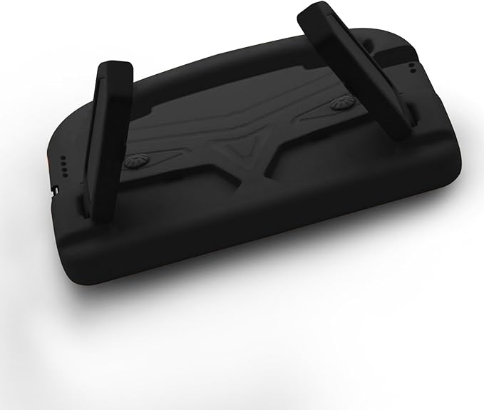 Kids Case for 7.9" iPad Mini 5/4/3/2/1, Silicone Shockproof Cover with Handle Kickstand, Black