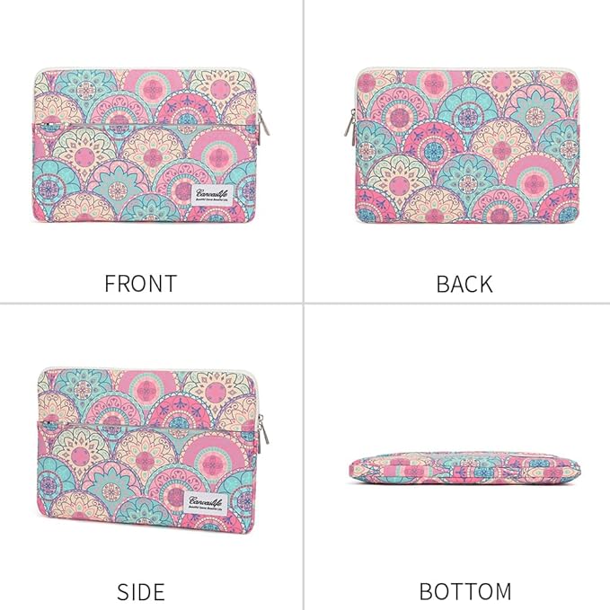 Notebook Computer 13-13.3-inch Notebook case, Suitable for MacBook Air/Pro 13 /Pro 14, HP Dell ASUS Lenovo Notebook, Polyester Upright Computer case with Pocket (Bandanna)