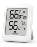 BN-LINK Digital Hygrometer Indoor Room Thermometer, Accurate Temperature and Humidity Meter with Large LCD Monitor for Home, Bedroom, Terrarium, Incubator, Greenhouse, 1 Pack