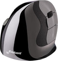 Evoluent – Inventor of The Vertical Mouse – VMDMW Ergonomic Vertical Mouse Right Hand Med USB Wireless, Sculpted for Comfort, Reduces Wrist Strain, 4 Speeds, 6 Customizable Buttons in Windows
