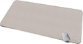 CENNBIE 39.3" x 19.6" Leather Desk mat,Desk mats on top of desks, Perfect Desk Mate for Office and Home, Rectangular, Large(Cream Color)