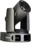PTZOptics Move 4K 30x Auto-Tracking PTZ Camera with Built-in Tally Light, 3D Noise Reduction, and Advanced White Balance Modes (Gray)