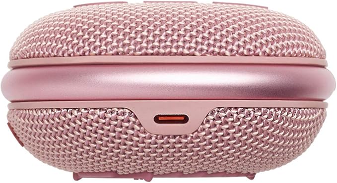 JBL Clip 4 - Portable Mini Bluetooth Speaker, big audio and punchy bass, integrated carabiner, IP67 waterproof and dustproof, 10 hours of playtime, speaker for home, outdoor and travel (Pink)