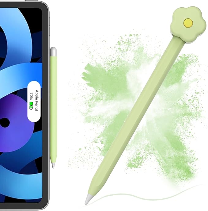 Silicone Case Compatible with Apple Pencil 2nd Generation, Pro - Cute Protective Cover Compatible with Apple Pen 2, Pencil Sleeve for ipad Pencil 2nd Gen, Shockproof Skin Accessories for iPad Pen