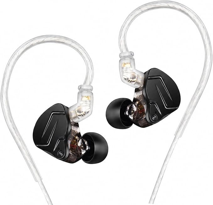 CCA KZ ZSN Pro X Dual Driver in Ear Monitor Headphones 1BA 1DD Wired Earphone HiFi Sport Gaming Earbuds Clarity Sound & Deep Bass IEM for Gamers Musician Singer Audiophile