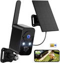 4G SIM Cellular Security Cameras Wireless Outdoor/Indoor: No WiFi Battery Operated Camera for Home Security with 2-Way Audio PIR Motion Sensor - Color Night Vision House CCTV Cam