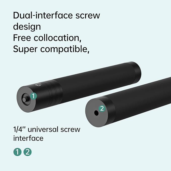 Gimbal Stabilizer for Smartphone-AOCHUAN Smart XE&E10Aluminum Extension Rod&B20 Camera Bag