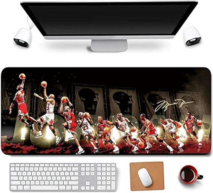 31.5x11.8 Inch Non-Slip Long Extended Large Gaming Mouse Pad with Stitched Edges XL Laptops Keyboard Mouse Mat