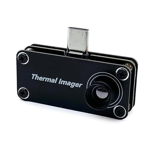 TIOP01 Portable Infrared Thermal Imaging Camera IR Imager USB Type-C for Android Phone,-20℃-1000℃,32 X 32 Resolution