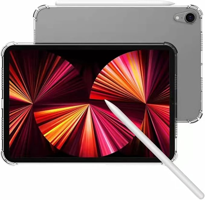 Clear Case for iPad mini 7 2024 (A17 Pro) & iPad mini 6 2021 Case 8.3 inch, UUcovers Lightweight Thin Transparent Soft TPU Back Shockproof Crystal Cover for iPad mini 7th/6th Generation 8.3", Clear